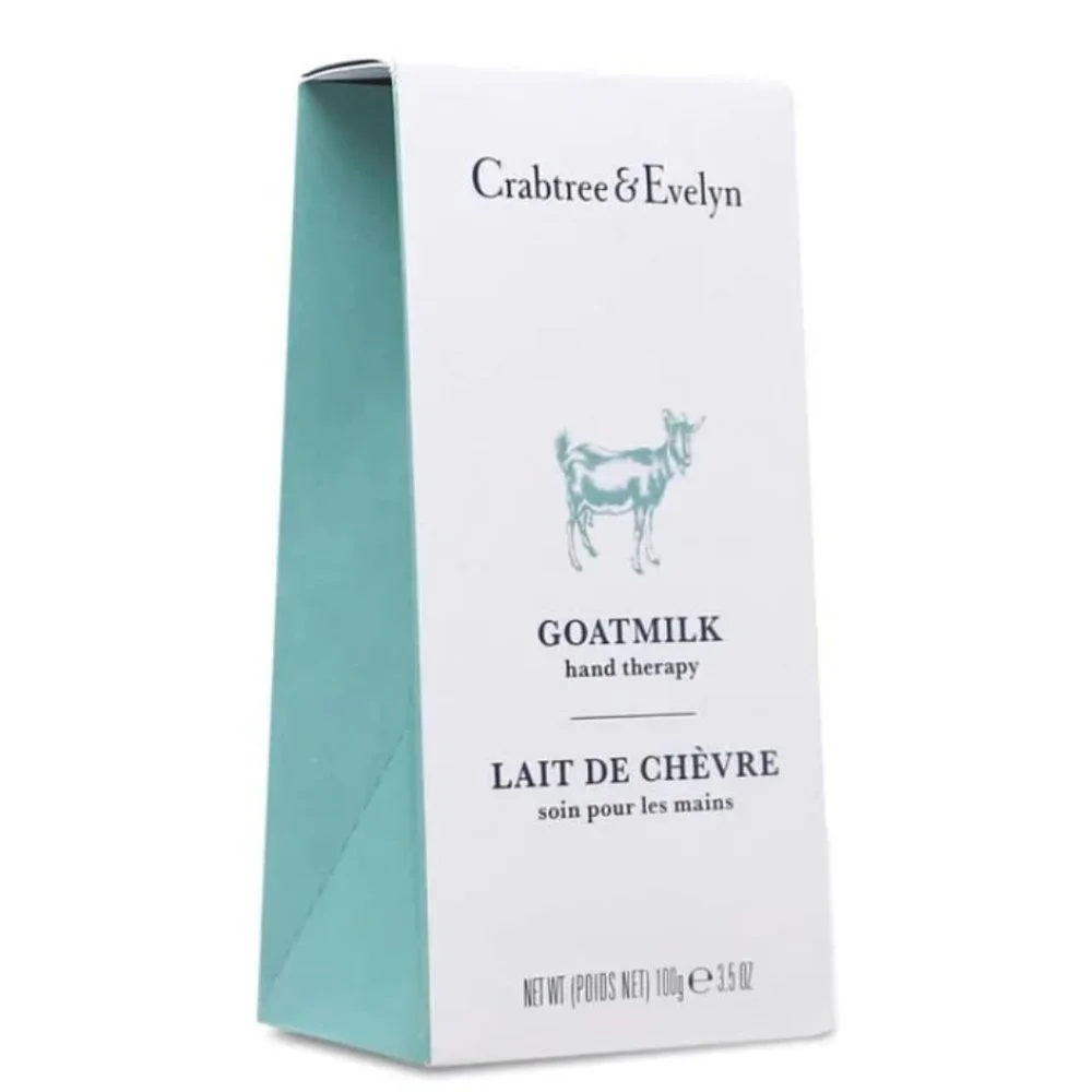 Crabtree & Evelyn Goat Milk Hand Therapy Cream 3.5 oz Moisturizer for Dry Skin